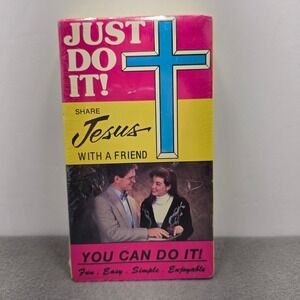 Vintage 1992 Just Do It Share Jesus With A Friend VHS Jack C Kelley Sealed New